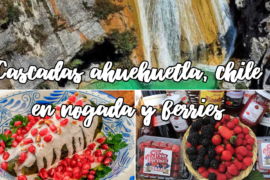 Cascadas ahuehuetla, Chiles en nogada y berries , 2 días